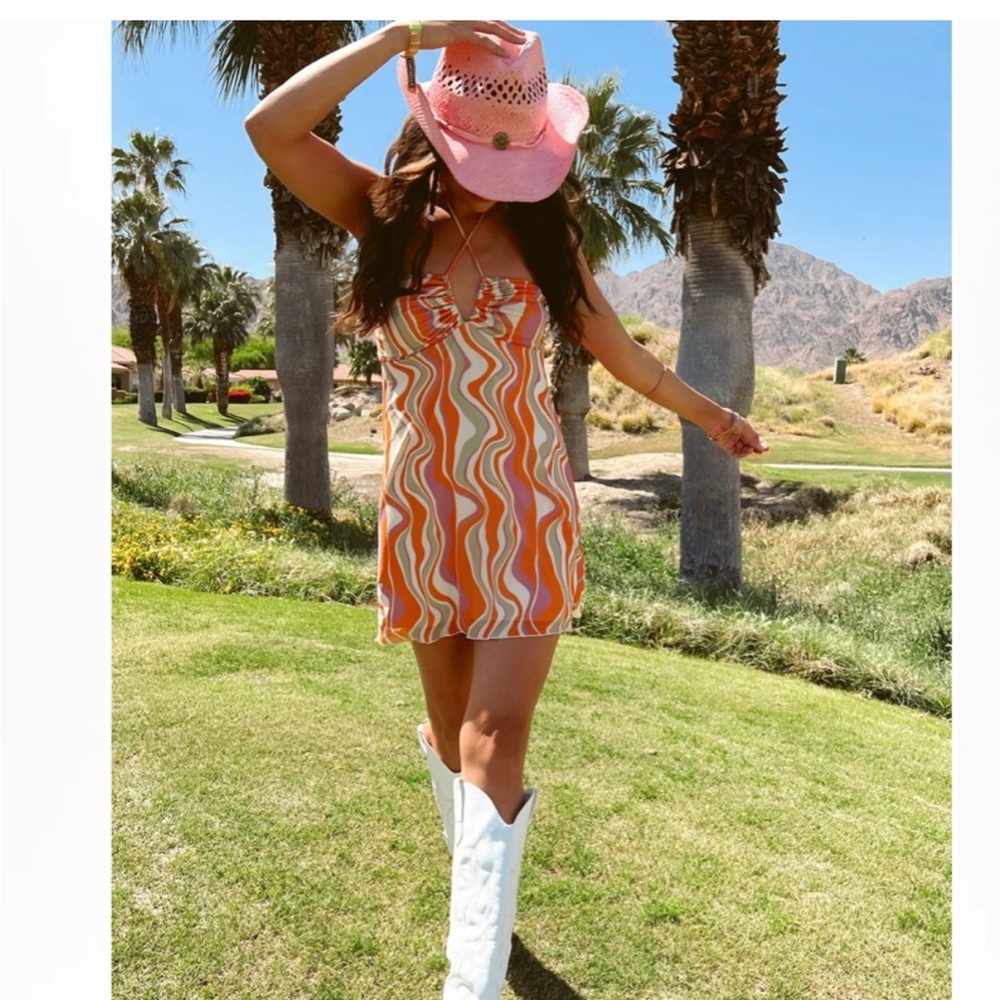 Show me your Mumu micro mini dress